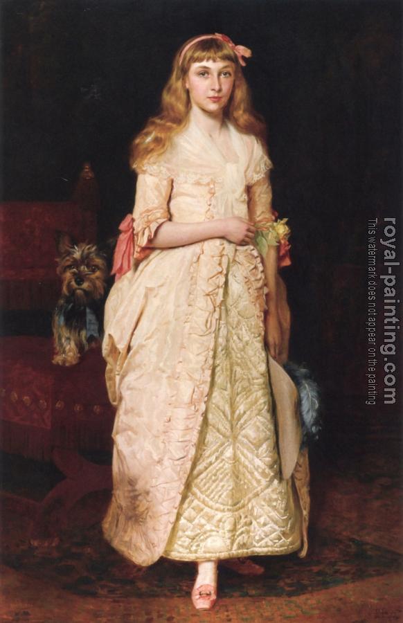 James Archer : A portrait of miss rose fenwick as a child